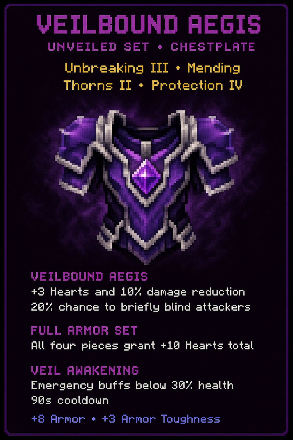 VEILBOUND AEGIS Autumn Set reward